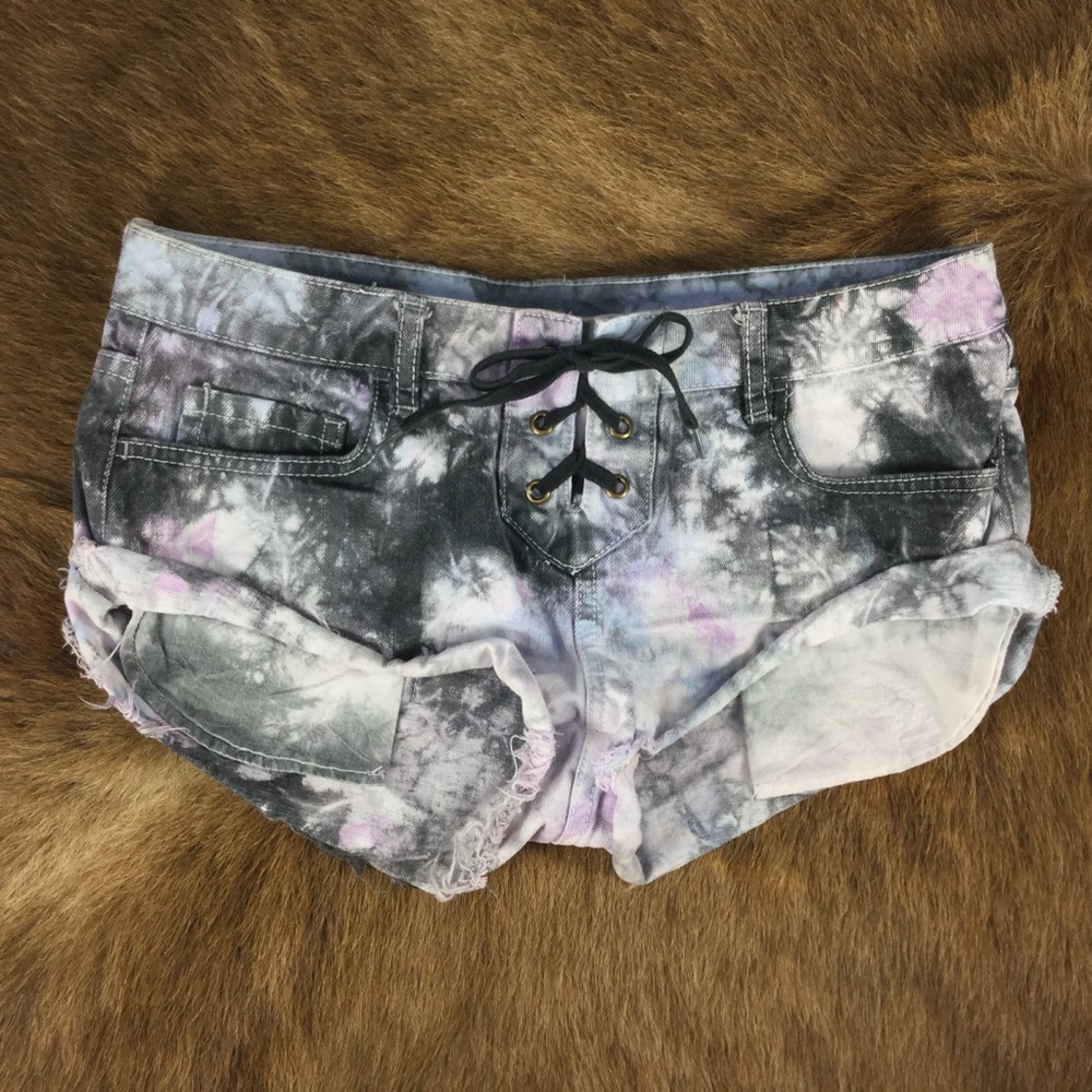 Element Denim Tie Dye Shorts